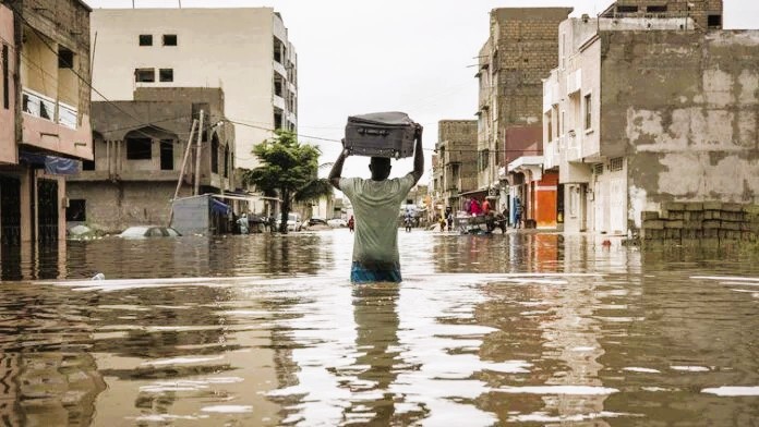Inondations à Touba et Kaffrine : La Pluie Intense Ravage Plusieurs Quartiers