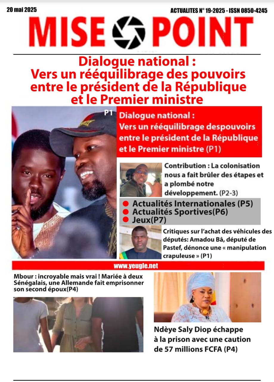 MISO POINT DU MARDI 20 MAI 2025