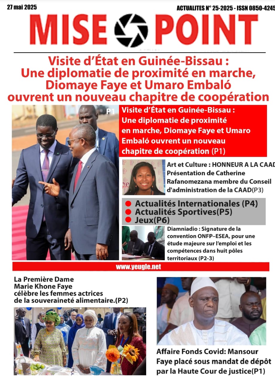 MISO POINT DU MARDI 27 MAI 2025: