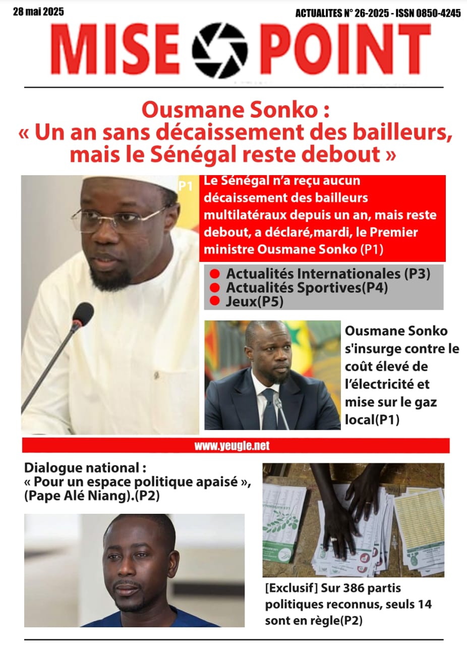 MISO POINT DU MERCREDI 28 MAI 2025:
