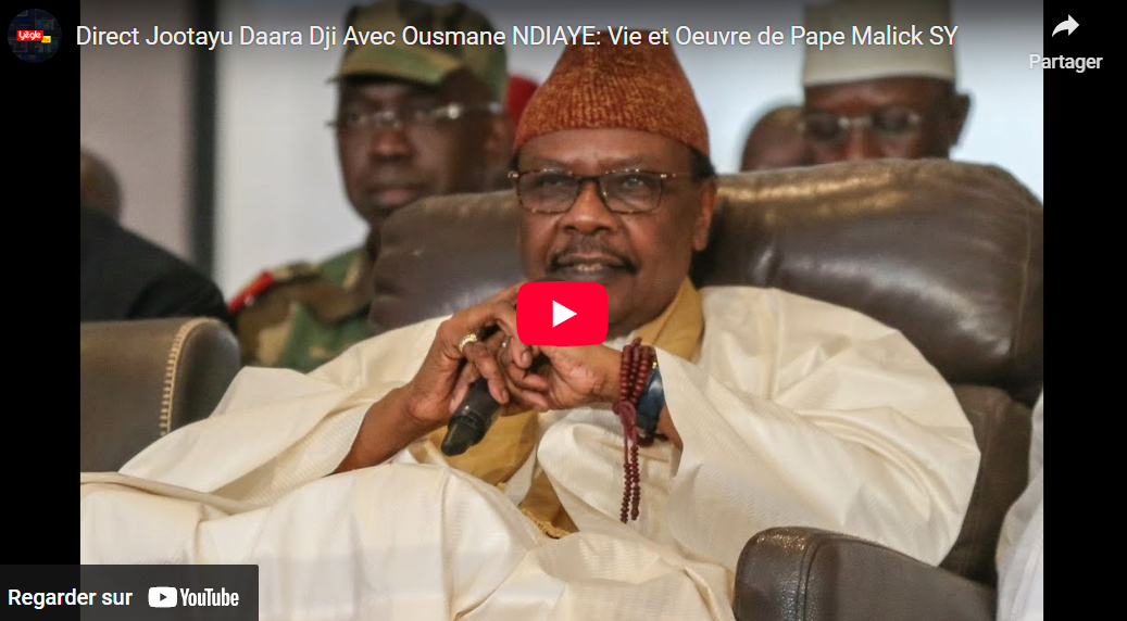 Direct Jootayu Daara Dji Avec Ousmane NDIAYE: Vie et Oeuvre de Pape Malick SY
