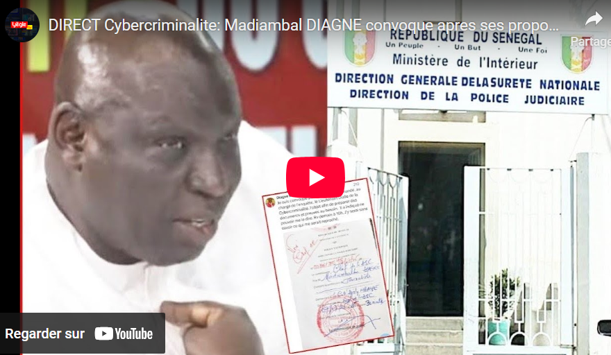 DIRECT Cybercriminalite: Madiambal DIAGNE convoque apres ses propos contre Ousmane SONKO