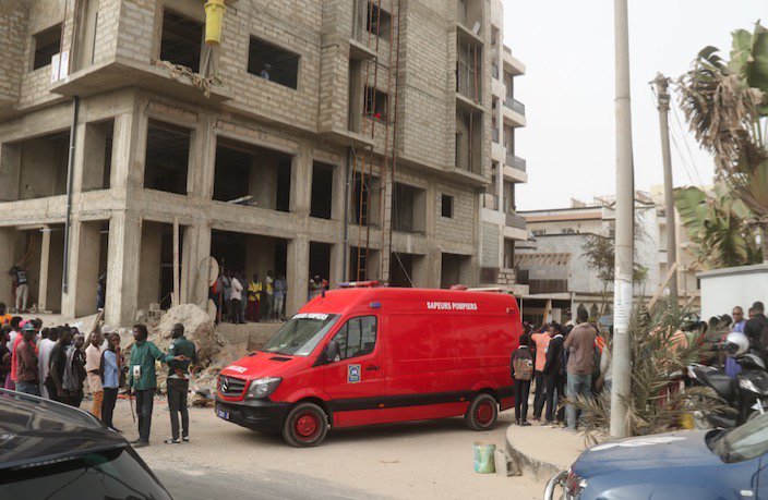 Grand-Dakar : un maçon chute mortellement d’un immeuble en construction