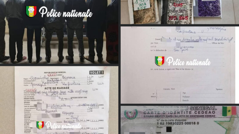 Richard-Toll : un réseau de trafic de documents d’état civil démantelé au cœur de la mairie