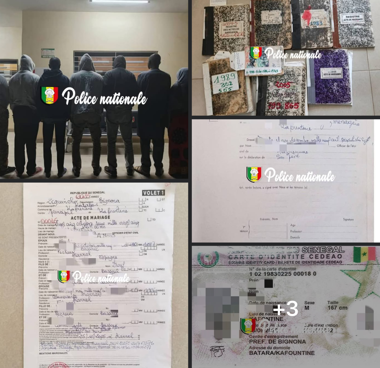 Richard-Toll : un réseau de trafic de documents d’état civil démantelé au cœur de la mairie