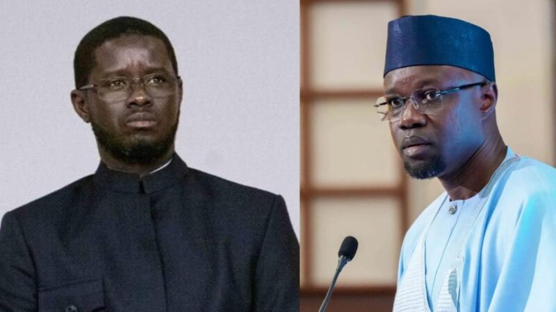 Rupture au sommet de l’État : Diomaye Faye limoge Ousmane Sonko après deux ans de pouvoir partagé